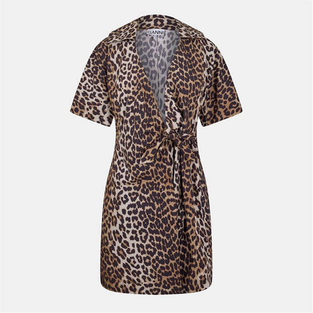 GANNI: GANNI Women's Mini Wrap Dress