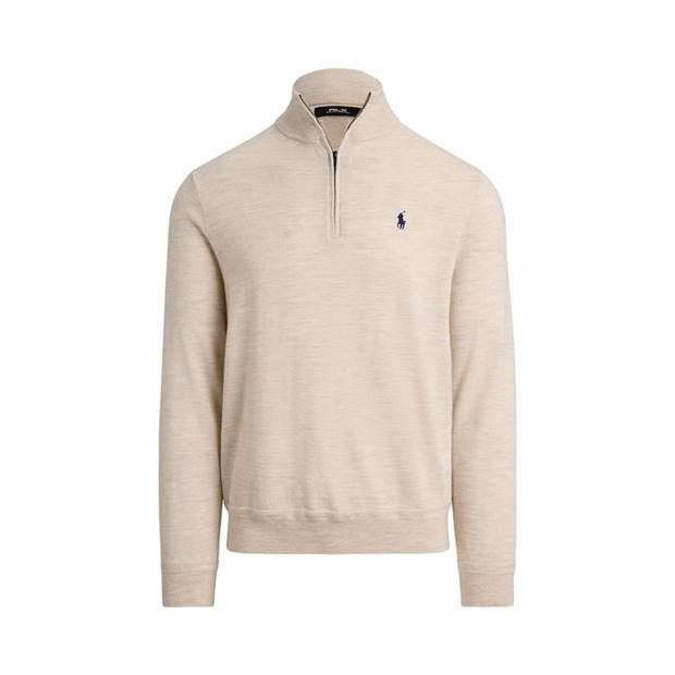Polo Ralph Lauren: Polo Ralph Lauren Men's Embroidered Pony Logo Ribbed Pullover Jumper