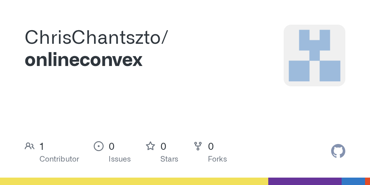 GitHub - ChrisChantszto/onlineconvex