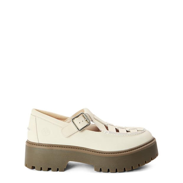 Timberland: Timberland Women's Buckle Shoe Natural Mary Janes