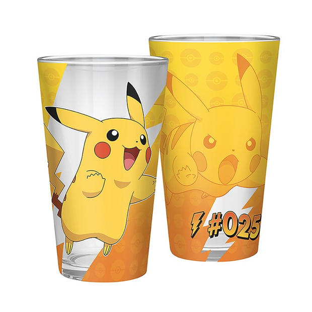 Pokemon: Pokemon Pokémon Large Glass 400ml Pikachu foil