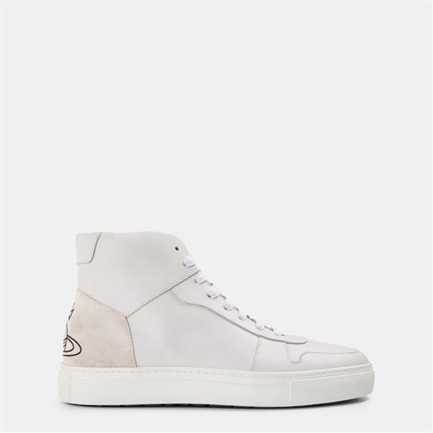 VIVIENNE WESTWOOD: VIVIENNE WESTWOOD Women's Viv Apollo Leather High-Top Trainers