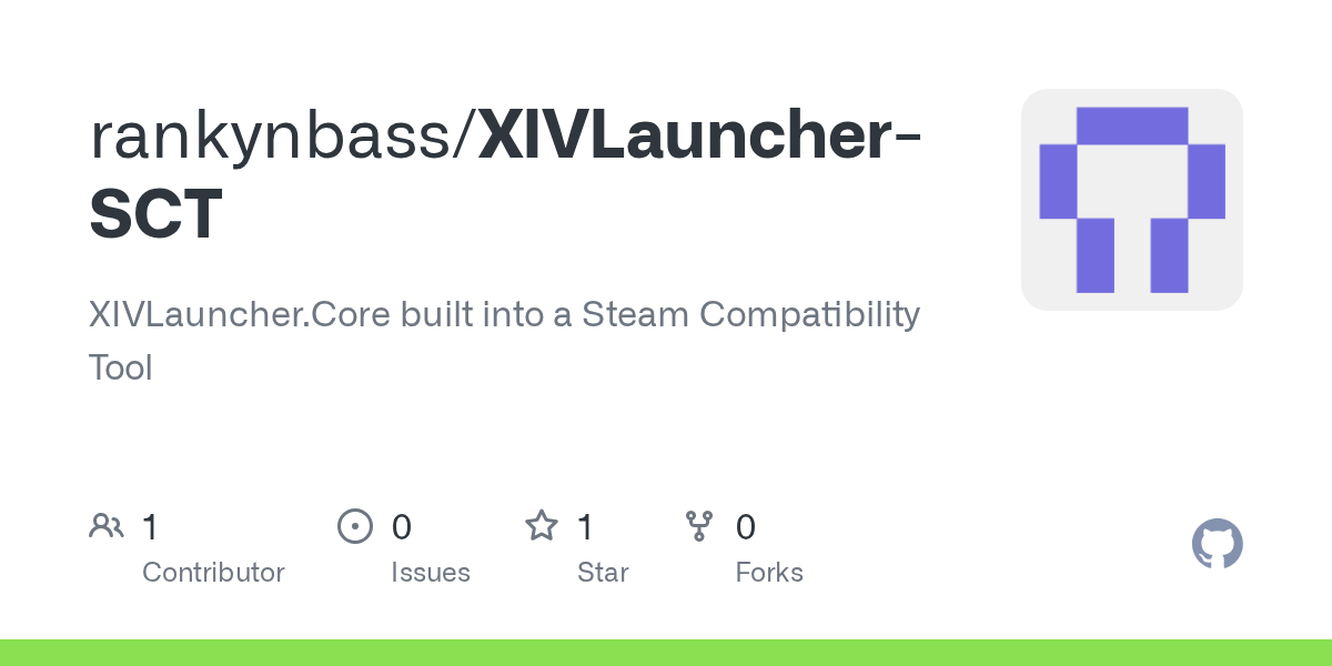 GitHub - rankynbass/XIVLauncher-SCT: XIVLauncher.Core built into a ...