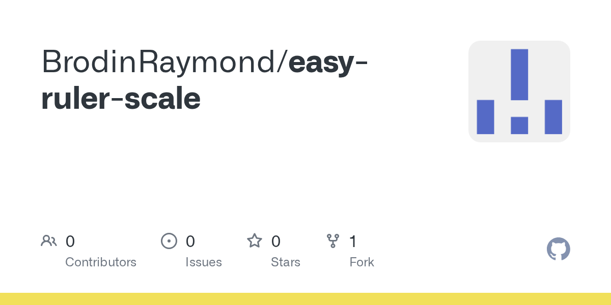 GitHub - BrodinRaymond/easy-ruler-scale