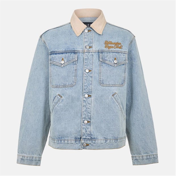 BILLIONAIRE BOYS CLUB: BILLIONAIRE BOYS CLUB Men's  Structured Denim Jacket