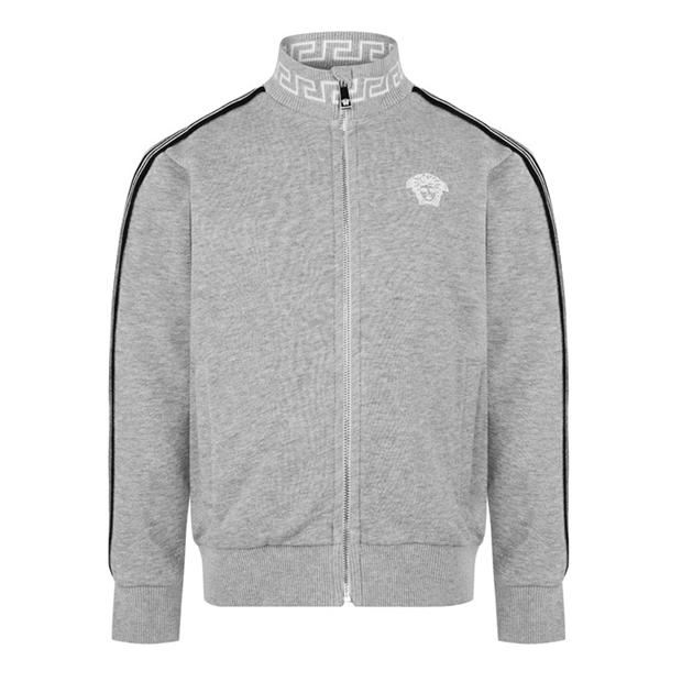 VERSACE: VERSACE Logo Zip Jacket Juniors