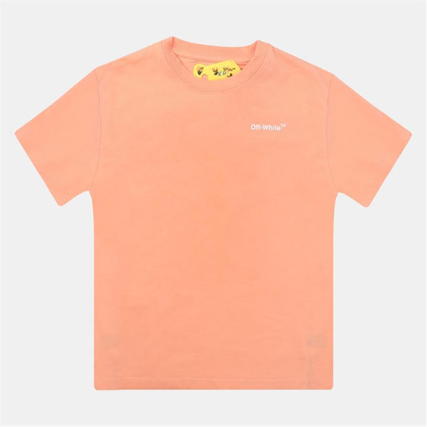 Off White: Off White Logo Industrial T-Shirt