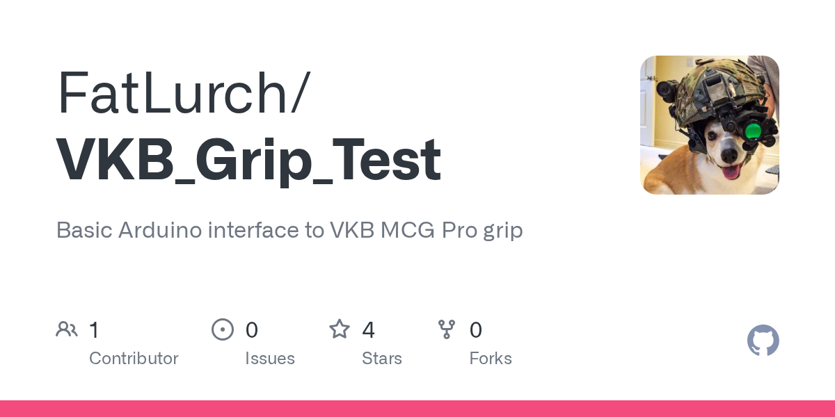 GitHub - FatLurch/VKB_Grip_Test: Basic Arduino interface to VKB MCG...