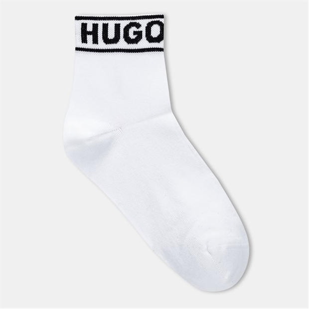 HUGO: HUGO 2 Pack Logo Ankle Socks