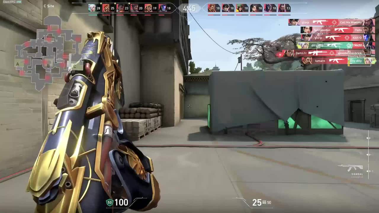 so you can't use the default crosshair? - Clipped Valorant with Med...
