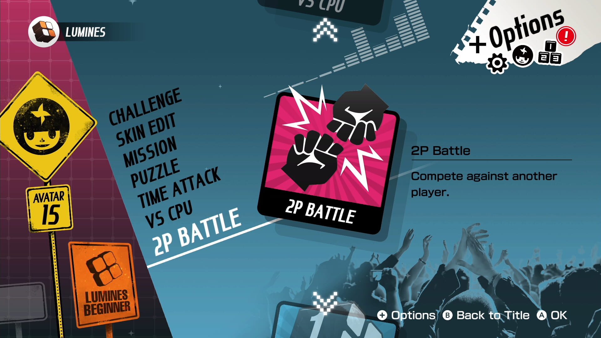 Lumines Remastered screenshot 2