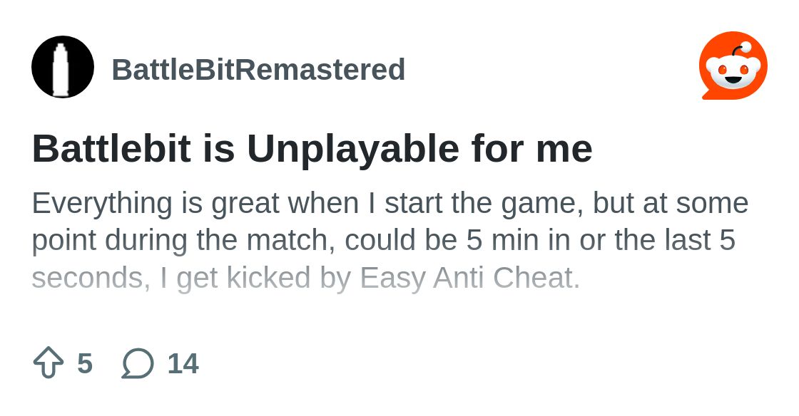 From the BattleBitRemastered community on Reddit