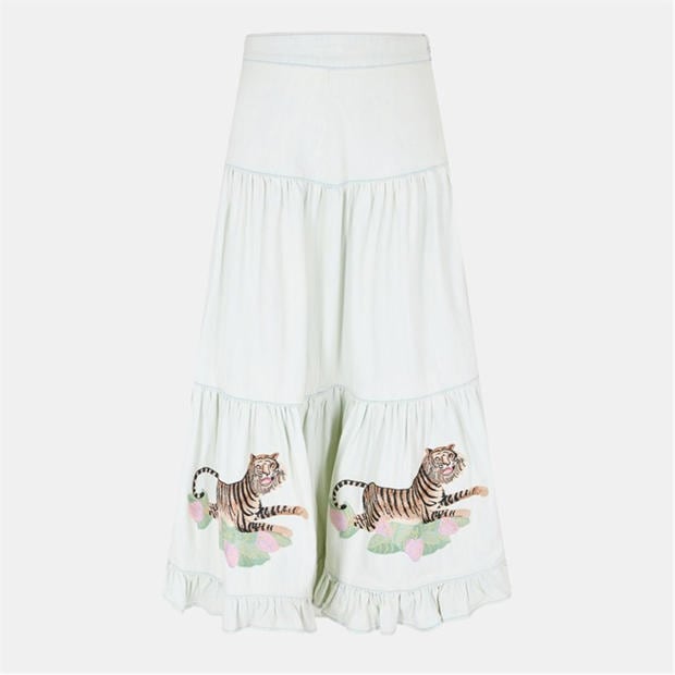 GUCCI: GUCCI Women's Fitted Midi Skirt