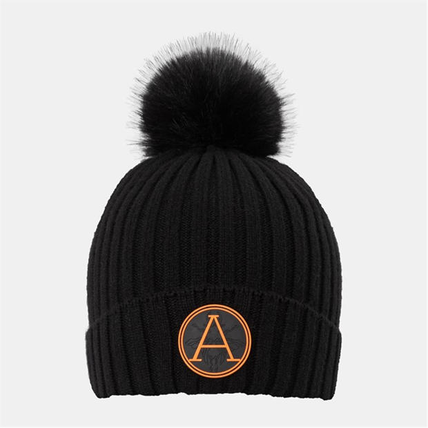 ARCTIC ARMY: ARCTIC ARMY Women's Chunky Ribbed Bobble Hat
