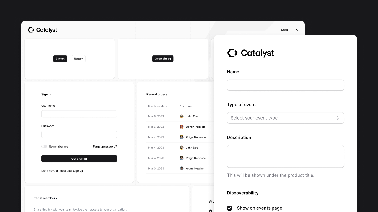 Getting started - Catalyst UI Kit