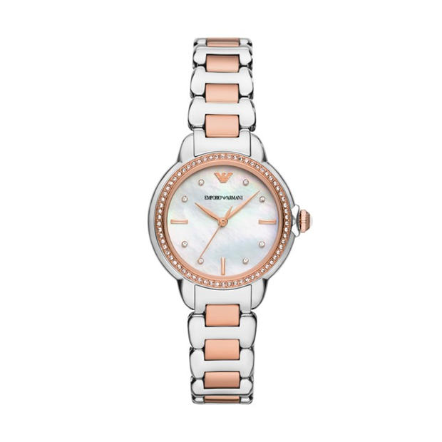 Emporio Armani: Emporio Armani Women's Three-Hand Stainless Steel Watch AR11569