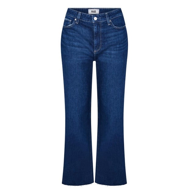 PAIGE: PAIGE Leenah Raw Ankle Jeans