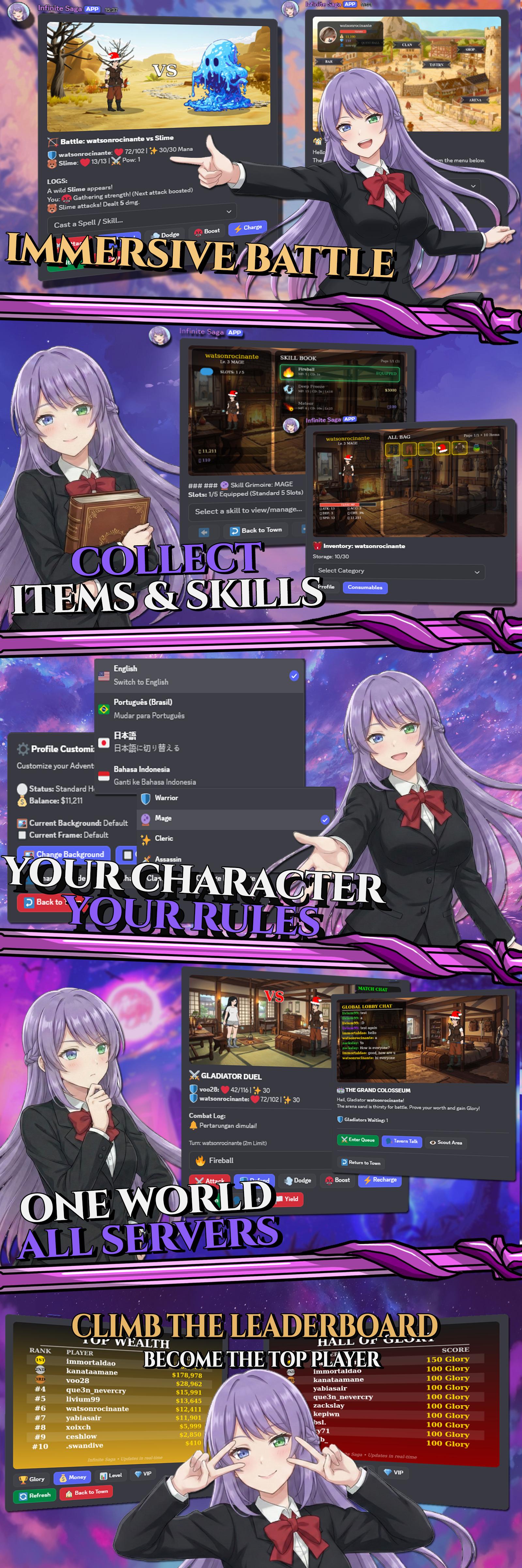 Infinite Saga Gameplay