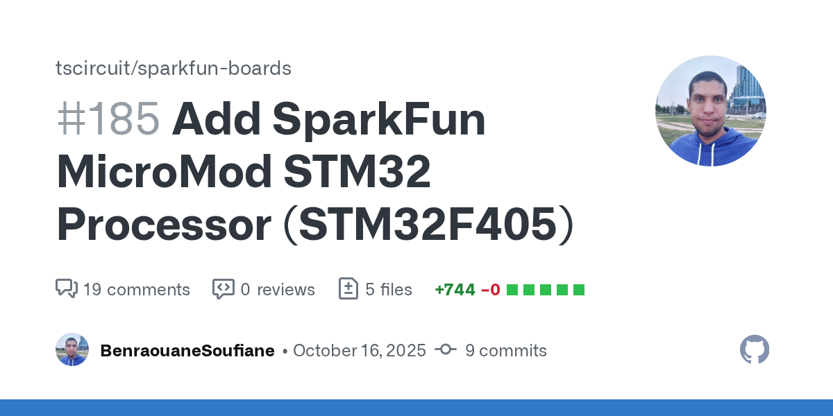 Add SparkFun MicroMod STM32 Processor (STM32F405) by BenraouaneSouf...