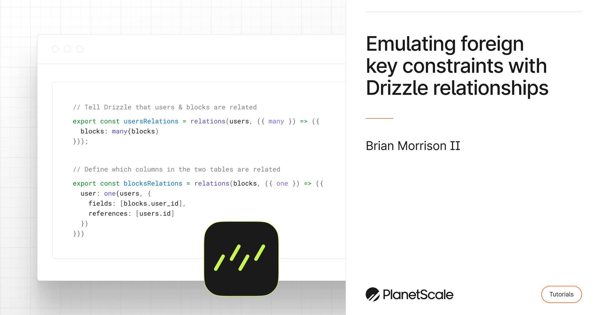Emulating foreign key constraints with Drizzle relationships — Plan...