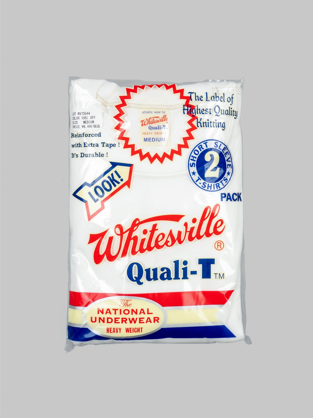 Whitesville Tubular T-Shirt White (2 Pack)