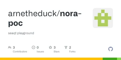 seaqt playground. Contribute to arnetheduck/nora-poc development by creating an account on GitHub.