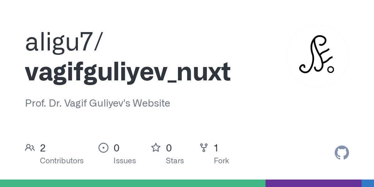 GitHub - aligu7/vagifguliyev_nuxt: Prof. Dr. Vagif Guliyev's Website