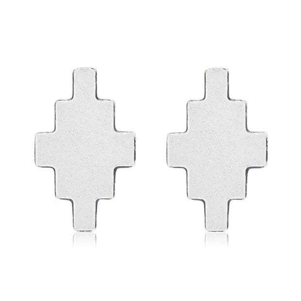 MARCELO BURLON: MARCELO BURLON Cross Pendant Earrings