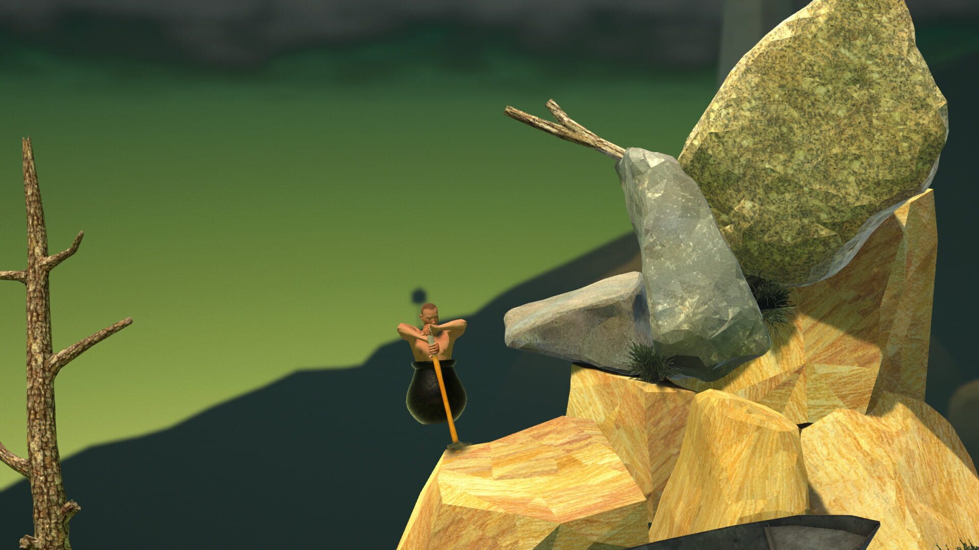 Getting Over It with Bennett Foddy screenshot 1