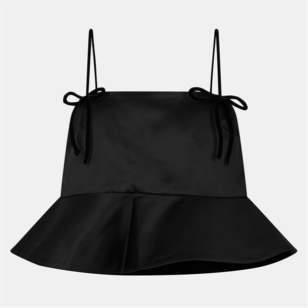 GANNI: GANNI Women's Duchess Satin Woven Cami Vest