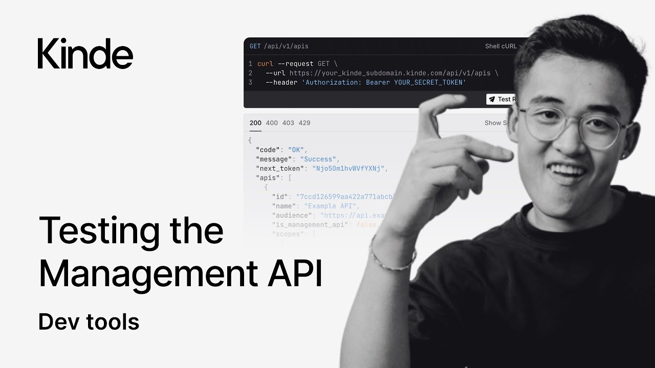Testing the Kinde Management API