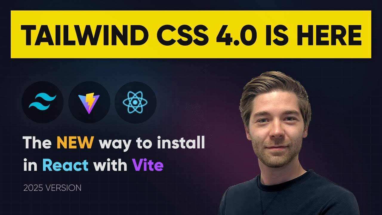 Tailwind CSS 4.0 is finally here - The NEW way to install with Vite...