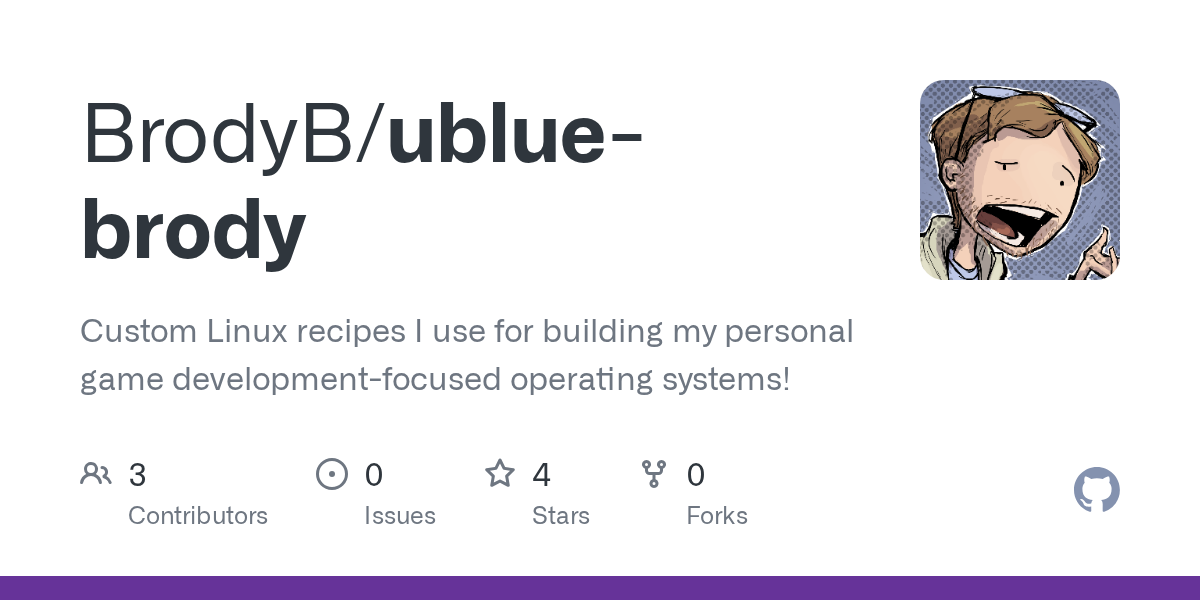 ublue-brody/recipes at main · BrodyB/ublue-brody