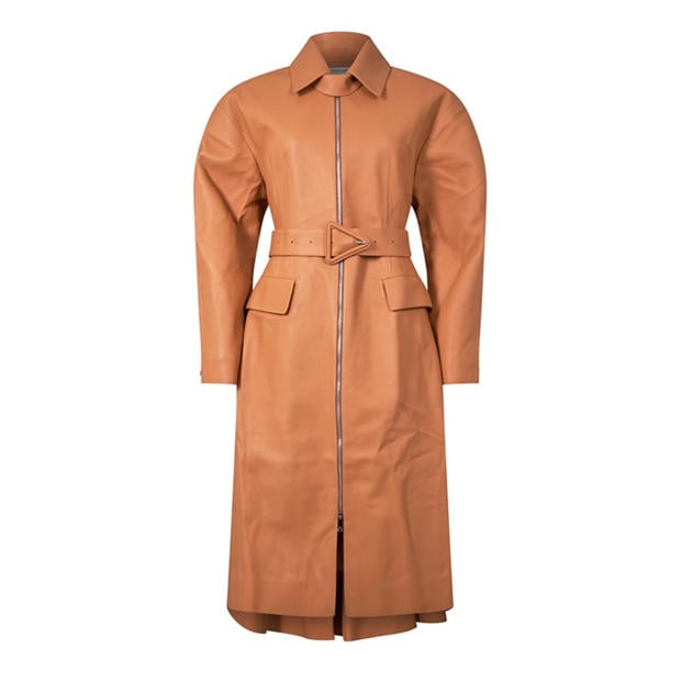 BOTTEGA VENETA: BOTTEGA VENETA Women's Structured Leather Jacket