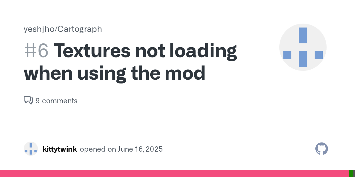 Textures not loading when using the mod · Issue #6 · yeshjho/Cart...