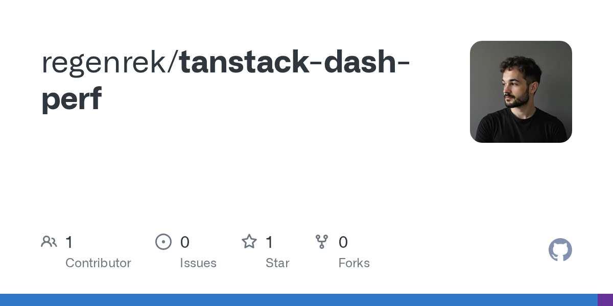 GitHub - regenrek/tanstack-dash-perf