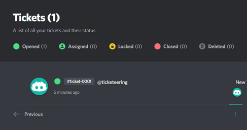 Ticket Transcript