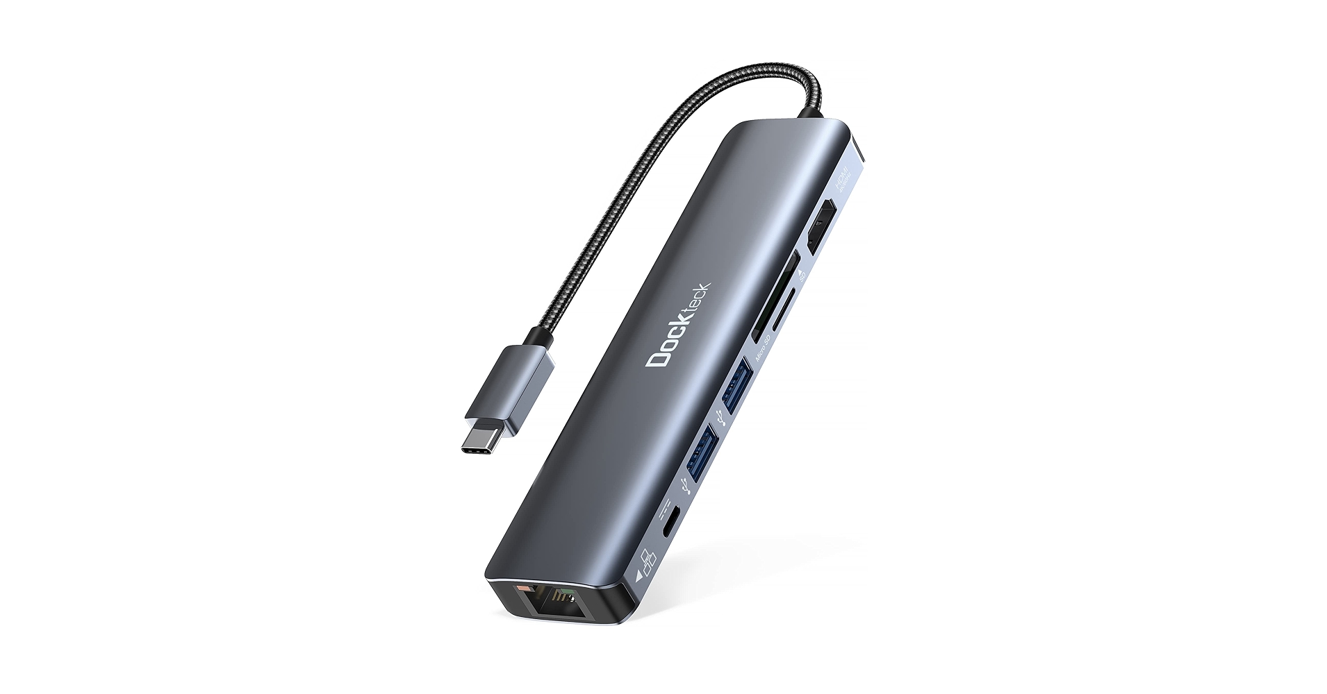 dockteck 7-in-1 USB C Hub - Versatile Connectivity