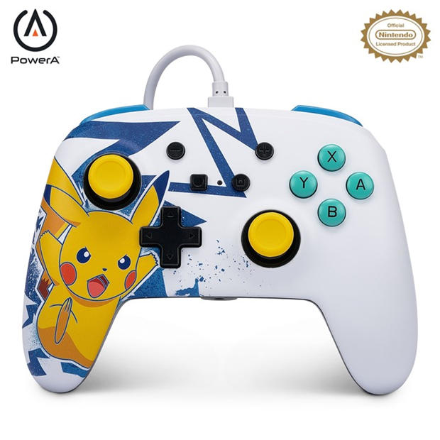 PowerA: PowerA Enhanced Wired Controller for Nintendo Switch - Pikachu High Voltage