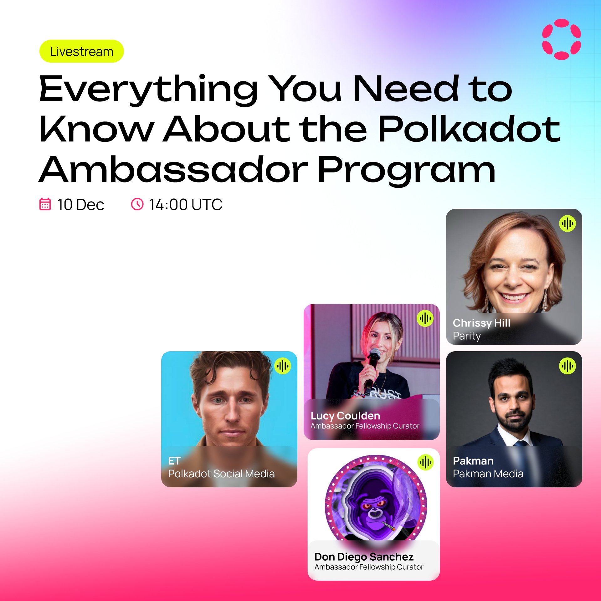 Lets talk about the ambassadors