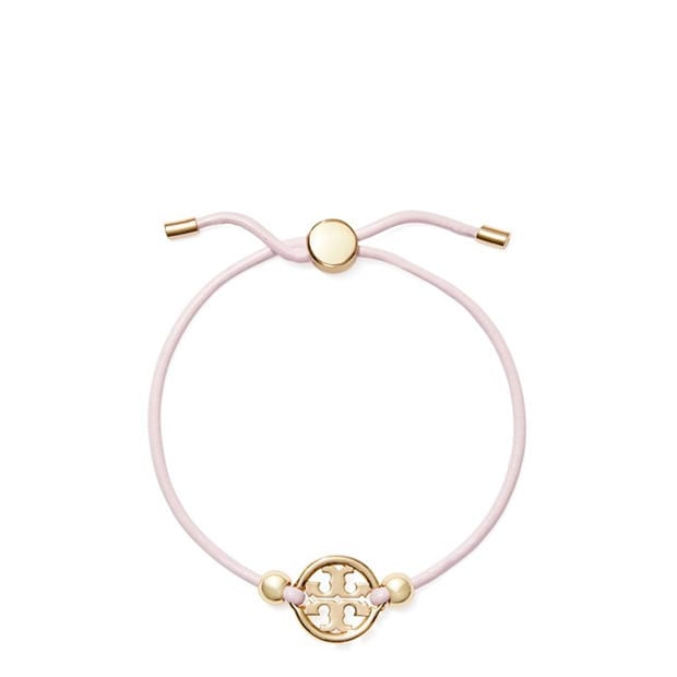 TORY BURCH: TORY BURCH Women's Miller Slider Adjustable Leather Bracelet