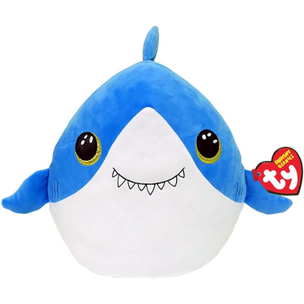 Ty: Ty PLS FINSLEY SHARK SQUISHY BEAN10