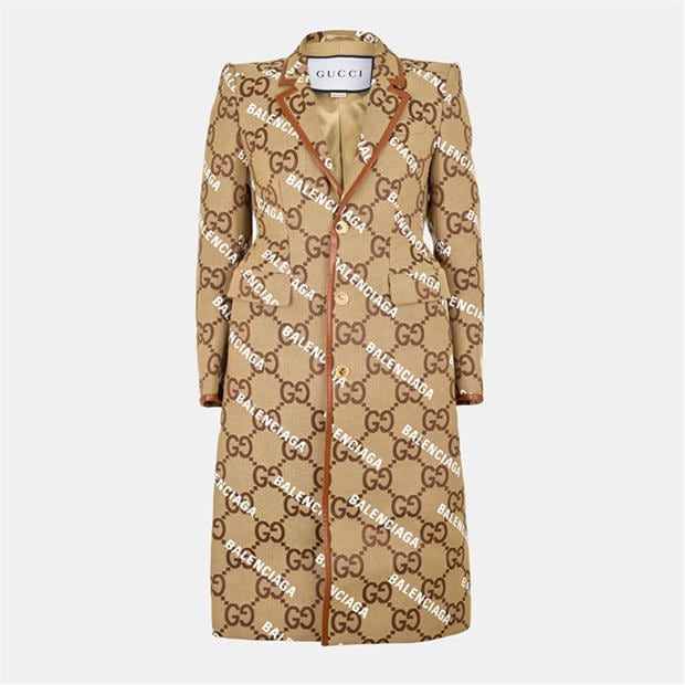 GUCCI: GUCCI Men's Traditional Modern Fit Trench Coat