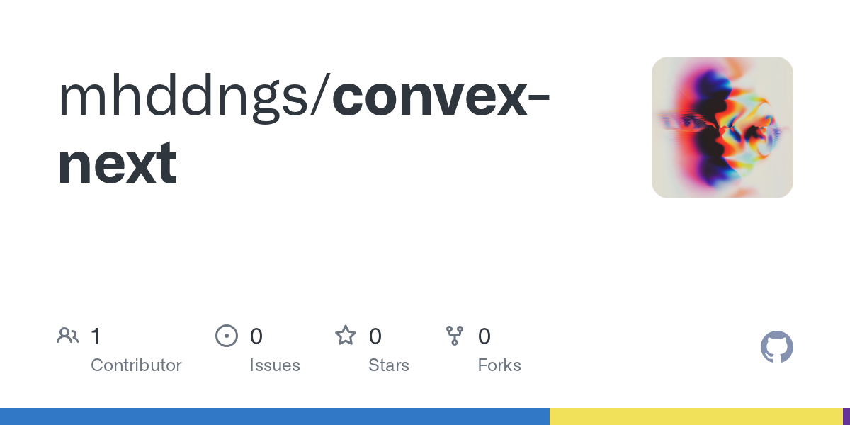 GitHub - mhddngs/convex-next