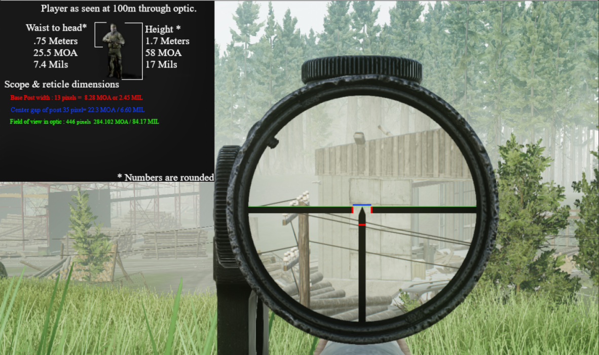 Pu 3 5x Riflescope Rangefinding Reticle Overview Escape From Tarkov Action Game First Person Shooter R Escapefromtarkov