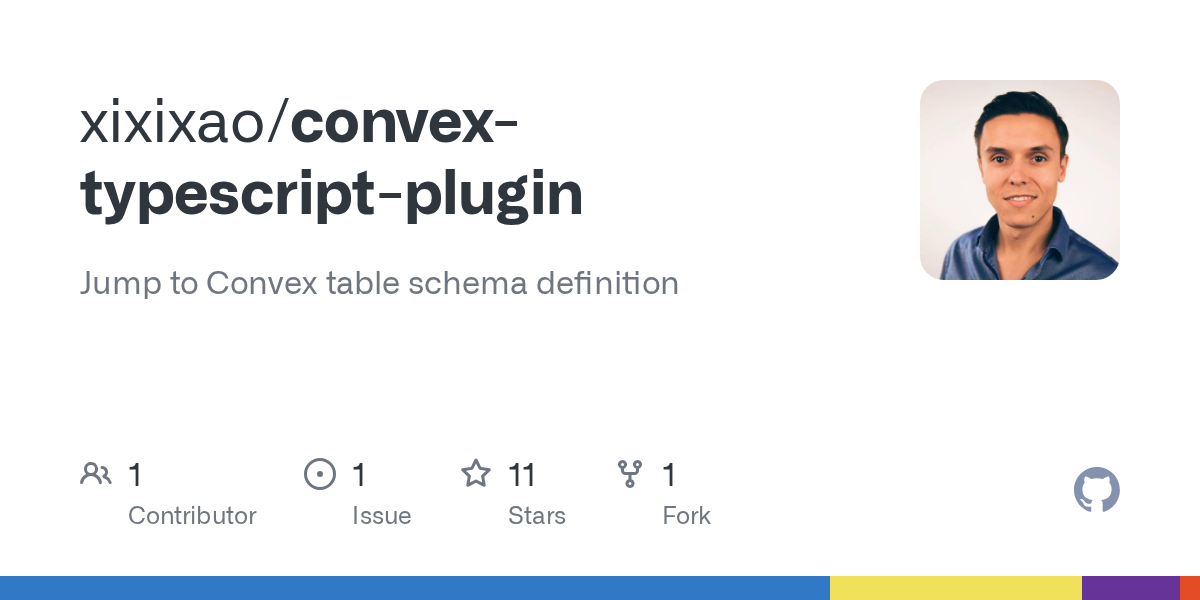 GitHub - xixixao/convex-typescript-plugin: Jump to Convex table sch...