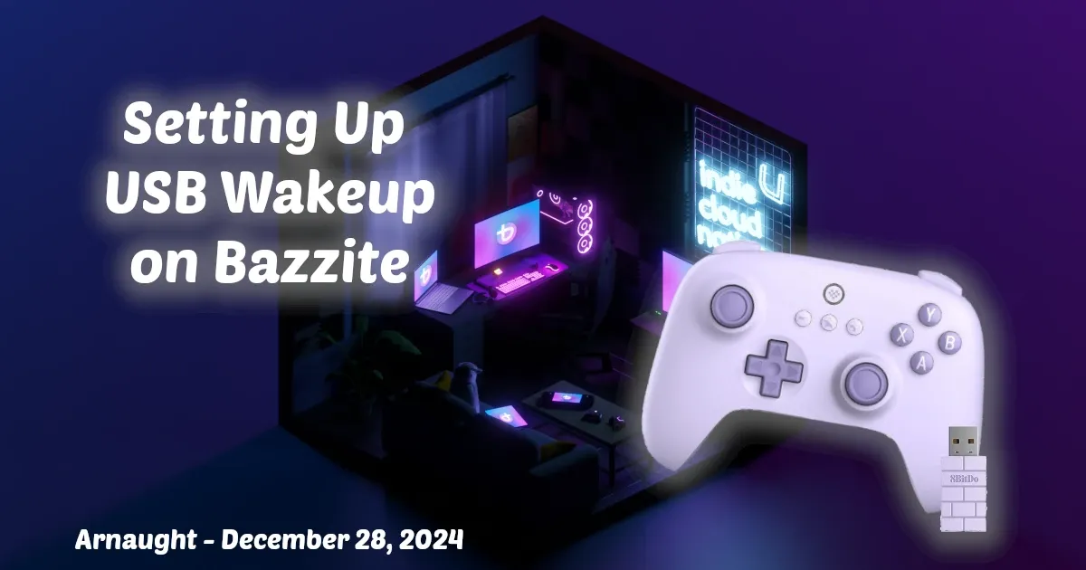 Setting up USB Wakeup on Bazzite