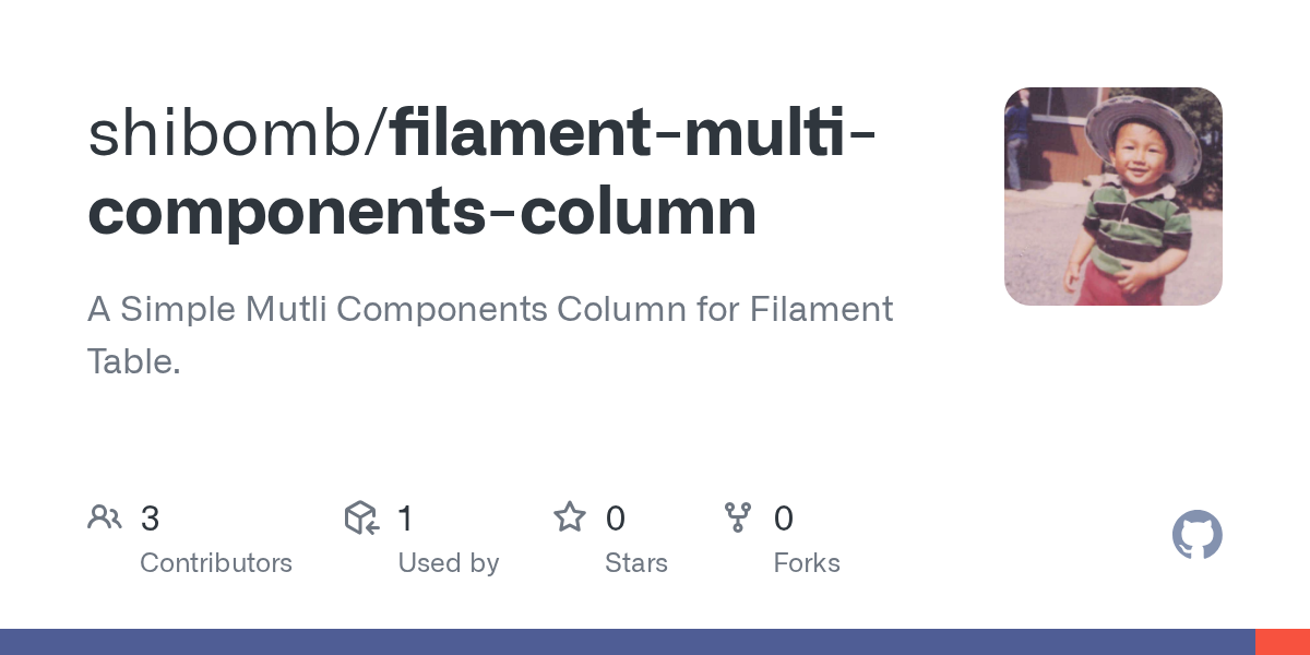 GitHub - shibomb/filament-multi-components-column: A Simple Mutli C...
