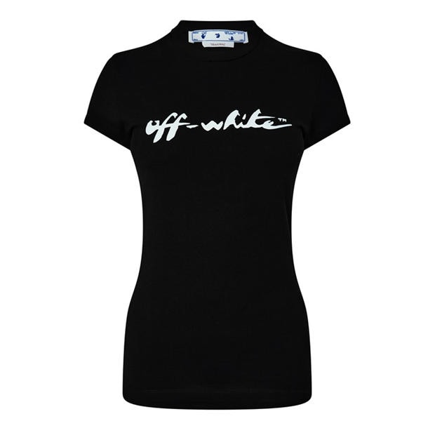 OFF WHITE: OFF WHITE Women's Script Logo T-Shirt