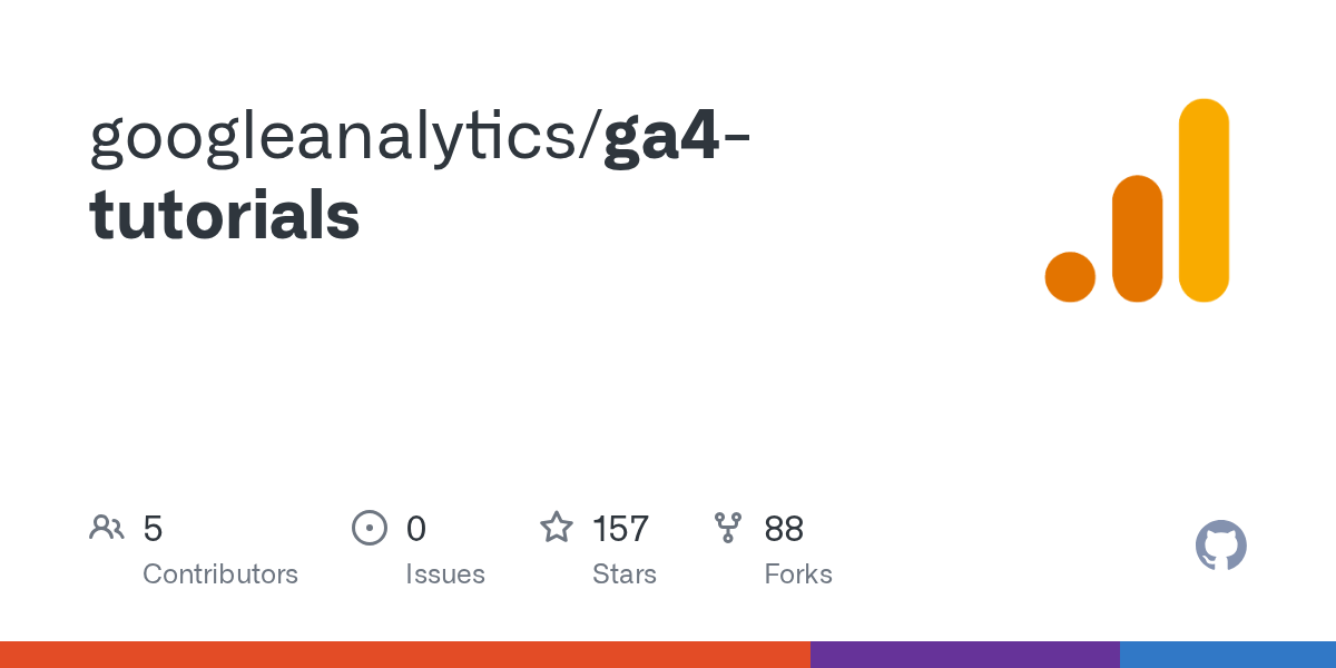 GitHub - googleanalytics/ga4-tutorials